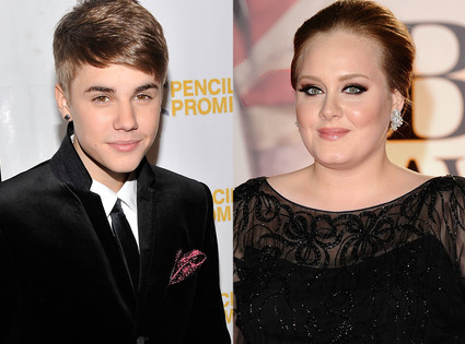 Justin Bieber, Adele Justin Bieber, Adele